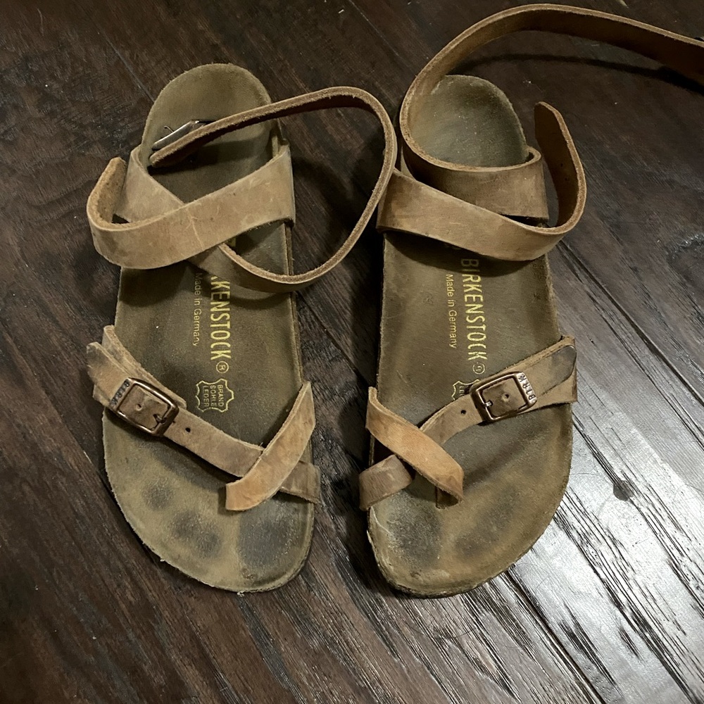Birkenstock Brown Strap Sandals